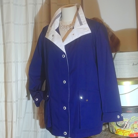 Mackintosh Jackets & Blazers - Mackintosh New England Navy Rain Jacket